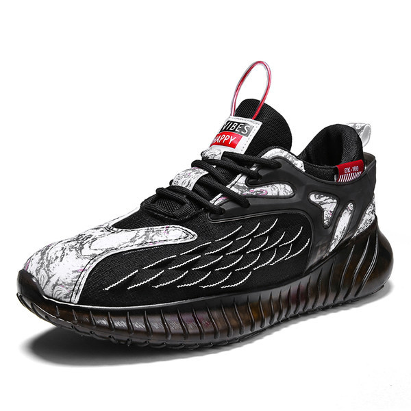 Alkalmi férfi tornacipő légáteresztő anyagból három színben