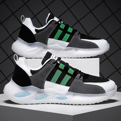 Ikdienas vīriešu kedas ar tīkliem trīs krāsās