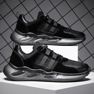 Ikdienas vīriešu kedas ar tīkliem trīs krāsās