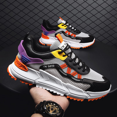 Hálós tornacipő férfiaknak durva talppal - új modell