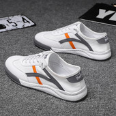 Vīriešu audekla kedas ar plakanām zolēm