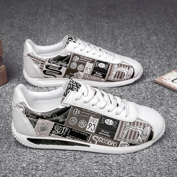 Jauns vīriešu kedu modelis ar krāsainu rakstu