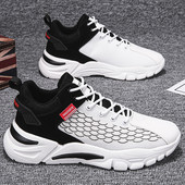 Légáteresztő anyagból készült nyári tornacipő fűzős férfiaknak