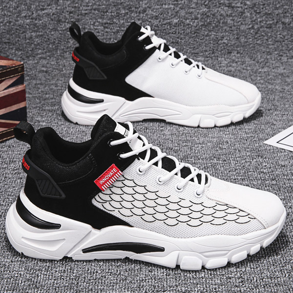 Légáteresztő anyagból készült nyári tornacipő fűzős férfiaknak