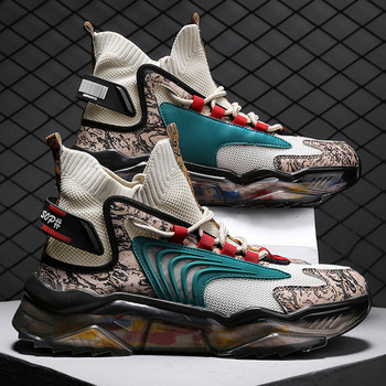 Νέο μοντέλο ανδρικά  αθλητικά παπούτσια με δίχτυα - τρία χρώματα