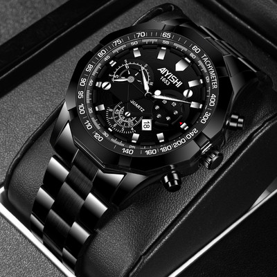 Moderns vīriešu pulkstenis ūdensizturīgs