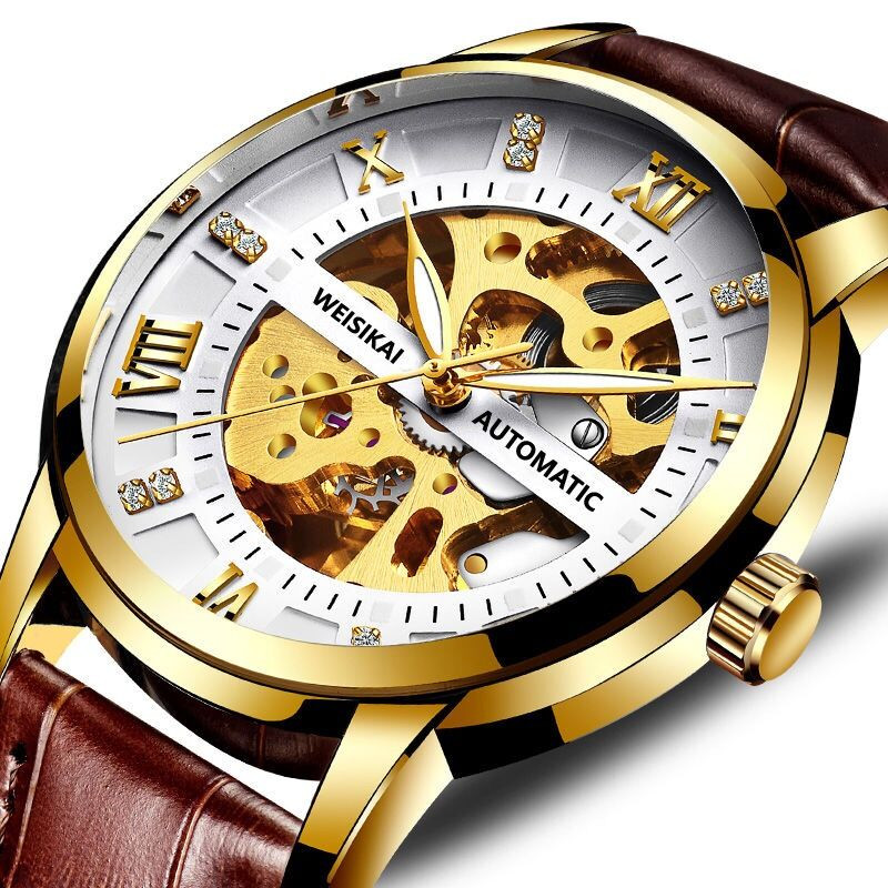 Vīriešu automātiskais pulkstenis - ūdensizturīgs