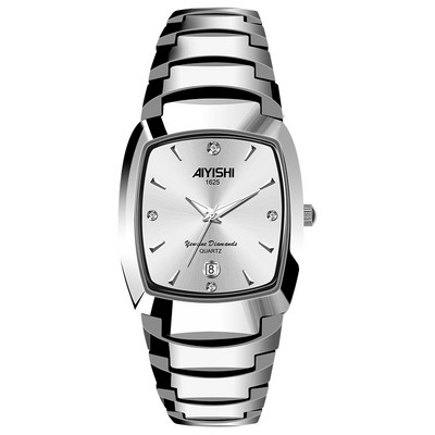 Mūsdienīgs ūdensizturīgs pulkstenis vīriešiem un sievietēm