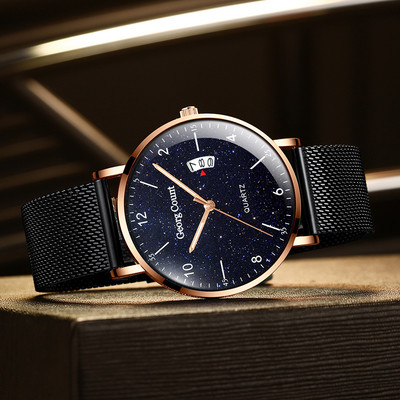 Vīriešu modernais mehāniskais pulkstenis