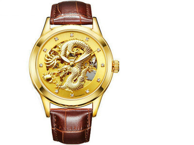 Új modell férfi karóra sárkány díszítéssel és díszkövekkel