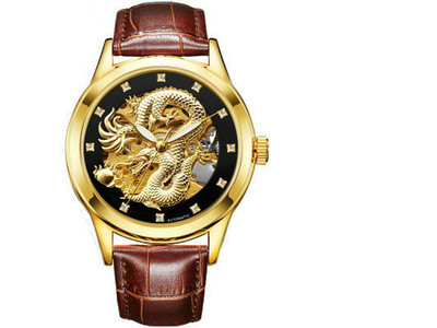 Új modell férfi karóra sárkány díszítéssel és díszkövekkel