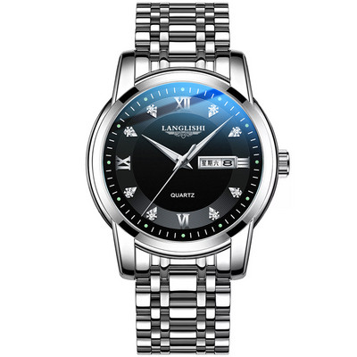 Vīriešu pulkstenis ar nerūsējošā tērauda siksniņu