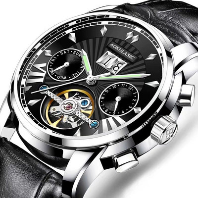 Terasest või nahast rihmaga meeste käekell