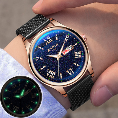 Mūsdienīgs vīriešu ūdensizturīgs pulkstenis