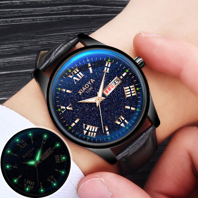 Mūsdienīgs vīriešu ūdensizturīgs pulkstenis