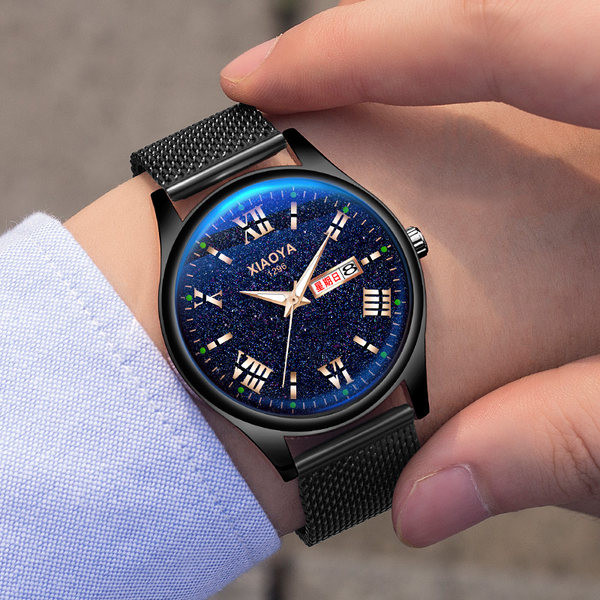 Mūsdienīgs vīriešu ūdensizturīgs pulkstenis