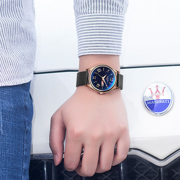 Mūsdienīgs vīriešu ūdensizturīgs pulkstenis