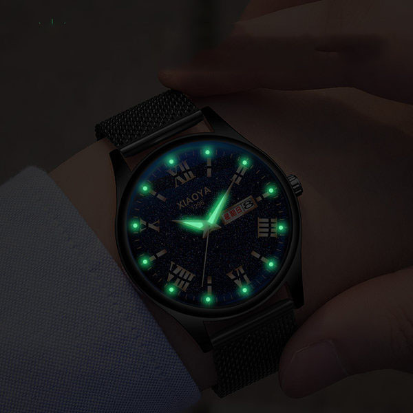 Mūsdienīgs vīriešu ūdensizturīgs pulkstenis