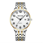 Uniszex vízálló óra nagy számlappal