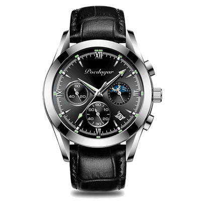 Vīriešu pulkstenis apaļā formā - divi modeļi