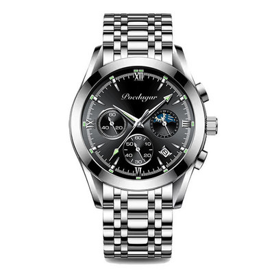 Vīriešu pulkstenis apaļā formā - divi modeļi