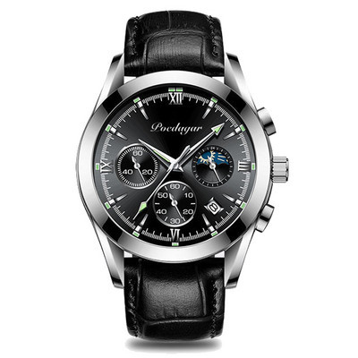 Vīriešu pulkstenis apaļā formā - divi modeļi