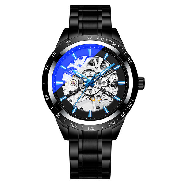 Mehānisks vīriešu pulkstenis ar metāla siksniņu