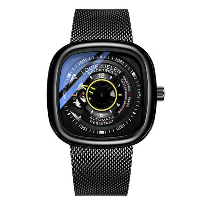 Vīriešu pulkstenis ar kvadrātveida ciparnīcu