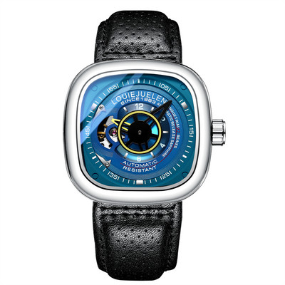 Vīriešu pulkstenis ar kvadrātveida ciparnīcu