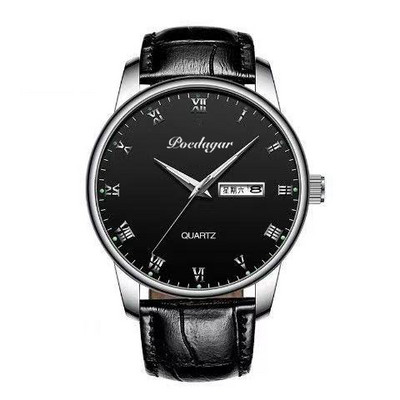 Vīriešu pulkstenis apaļā formā - divi modeļi