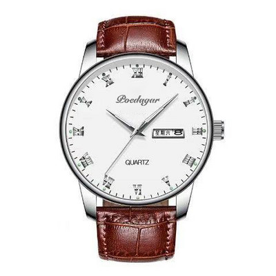 Vīriešu pulkstenis apaļā formā - divi modeļi