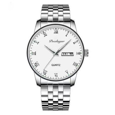 Vīriešu pulkstenis apaļā formā - divi modeļi