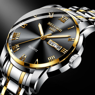 Vīriešu pulkstenis ar nerūsējošā tērauda siksniņu