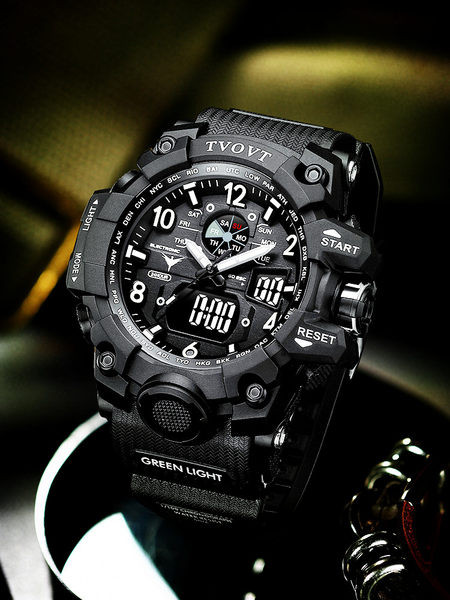 Vīriešu daudzfunkcionāls pulkstenis trīs krāsās