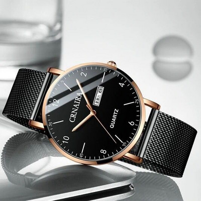 Meeste igapäevane käekell mitmes värvitoonis - helendav