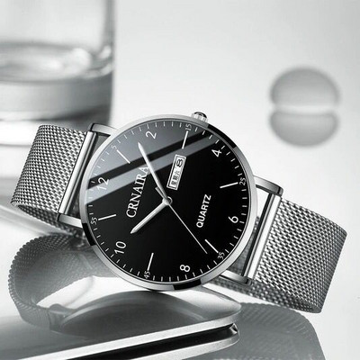 Meeste igapäevane käekell mitmes värvitoonis - helendav