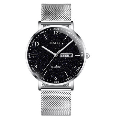 Meeste igapäevane käekell mitmes värvitoonis - helendav