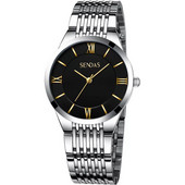 Vízálló férfi és női karóra acél szíjjal