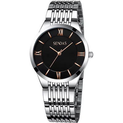 Vízálló férfi és női karóra acél szíjjal