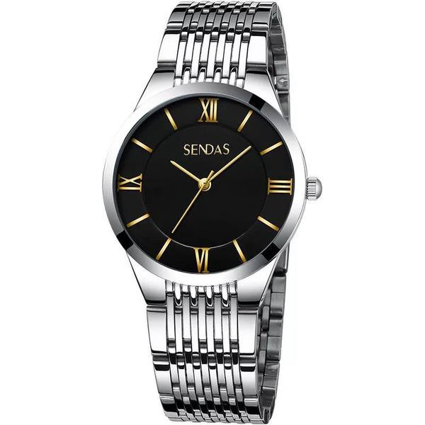 Vízálló férfi és női karóra acél szíjjal