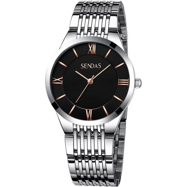 Vízálló férfi és női karóra acél szíjjal