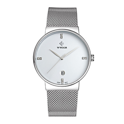 Vīriešu pulkstenis apaļā formā