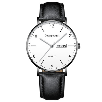 Ūdensizturīgs īpaši plāns vīriešu pulkstenis