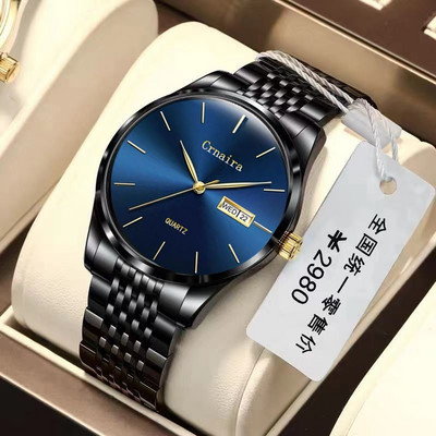 Jauna modeļa vīriešu pulkstenis izgatavots no nerūsējošā tērauda