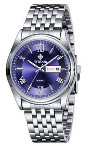 Vīriešu pulkstenis ar nerūsējošā tērauda siksniņu