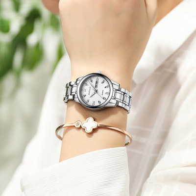 Apaļš unisex ikdienas pulkstenis