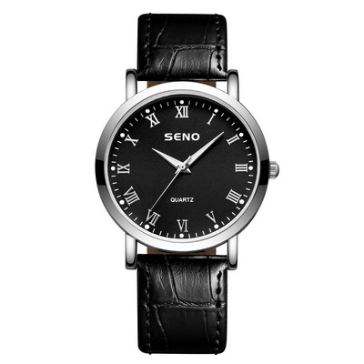 Apaļš unisex ikdienas pulkstenis