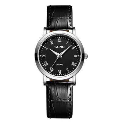 Apaļš unisex ikdienas pulkstenis