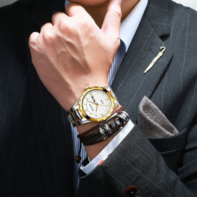 Apaļš unisex ikdienas pulkstenis