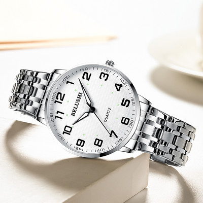 Κομψό ανδρικό ρολόι με διακοσμητικές πέτρες